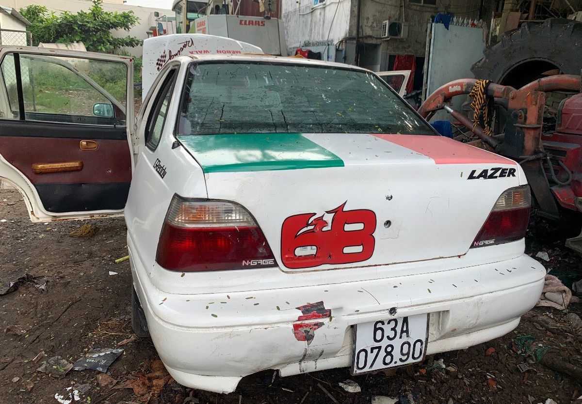 Daewoo Cielo 1996 - Bán xe Daewoo Cielo năm sản xuất 1996, màu trắng, xe nhập, giá 25tr