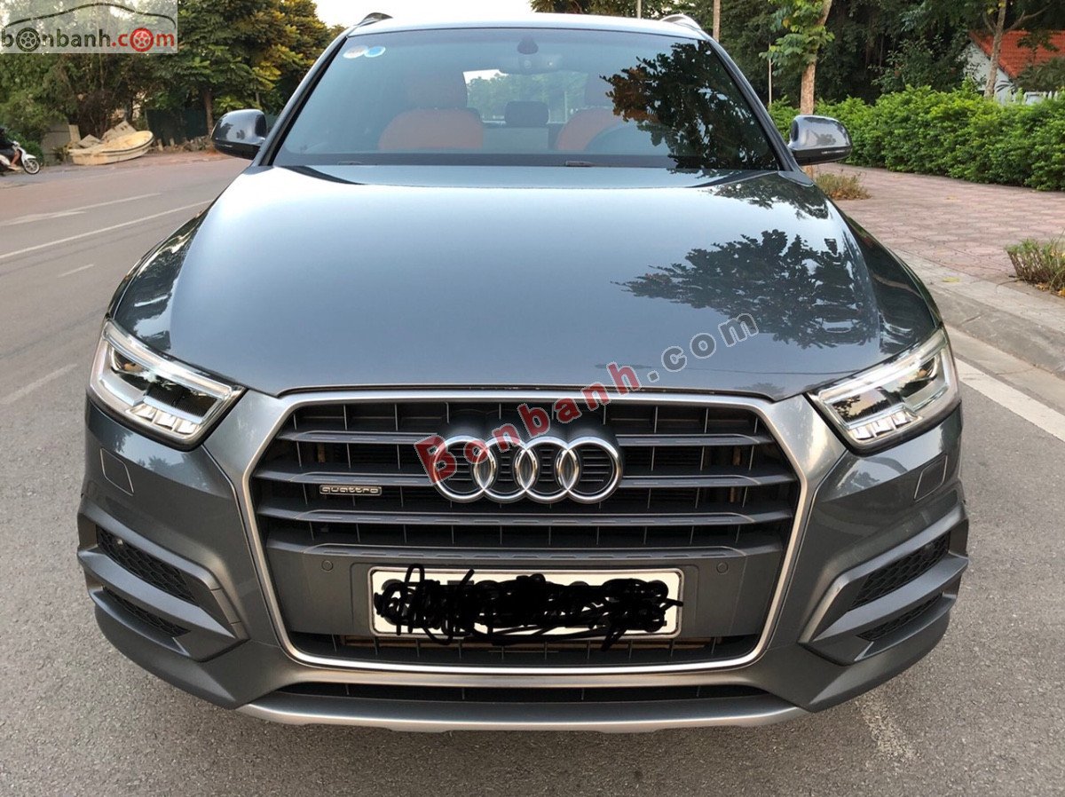 Audi Q3   Exclusive   2018 - Cần bán lại xe Audi Q3 Exclusive 2018, màu xám, nhập khẩu như mới