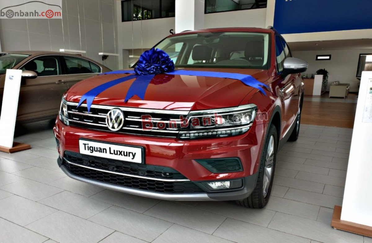 Volkswagen Tiguan   Luxury 2020 - Bán ô tô Volkswagen Tiguan Luxury năm 2020, màu đỏ, nhập khẩu