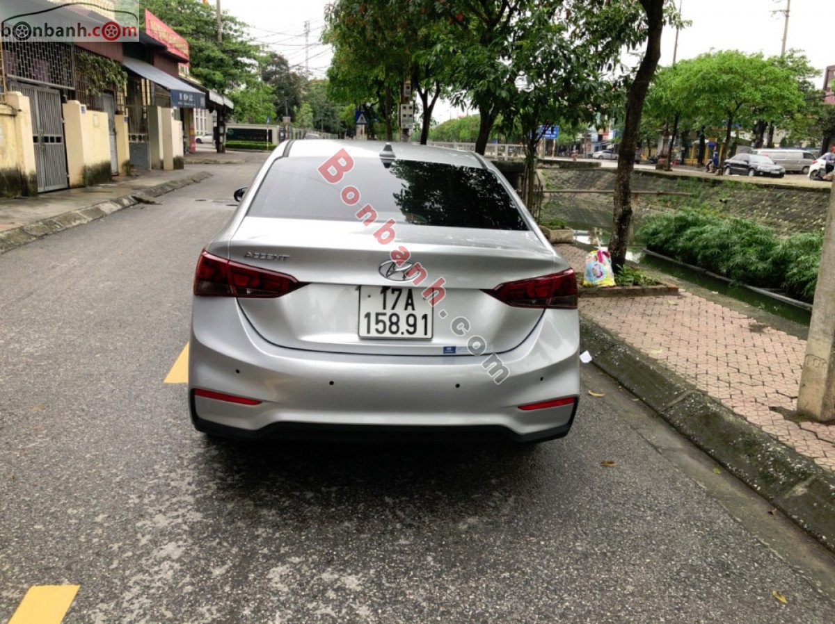 Hyundai Accent   1.4 MT  2019 - Cần bán gấp Hyundai Accent 1.4 MT năm sản xuất 2019, màu bạc số sàn