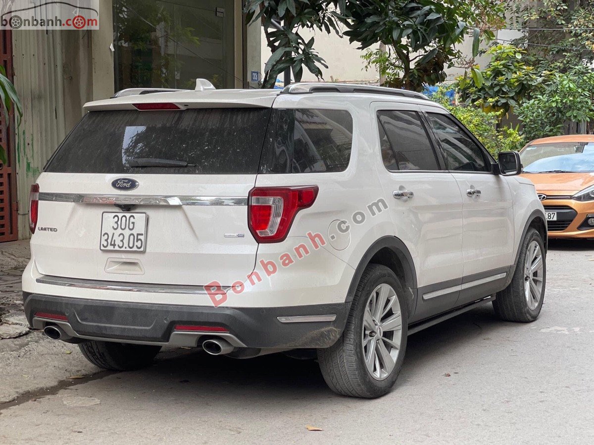 Ford Explorer  2.3 Limited 2019 - Bán Ford Explorer 2.3 Limited năm sản xuất 2019, màu trắng, xe nhập