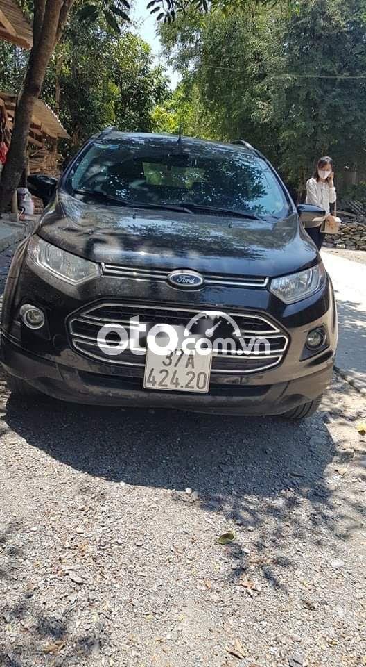 Ford EcoSport Titanium 2015 - Cần bán lại xe Ford EcoSport Titanium sản xuất 2015, màu đen số tự động