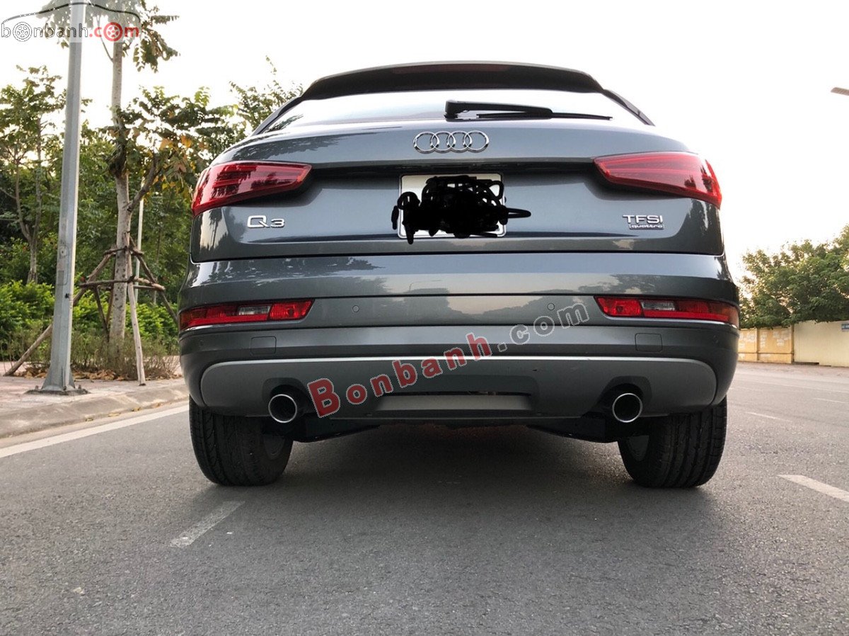 Audi Q3   Exclusive   2018 - Cần bán lại xe Audi Q3 Exclusive 2018, màu xám, nhập khẩu như mới