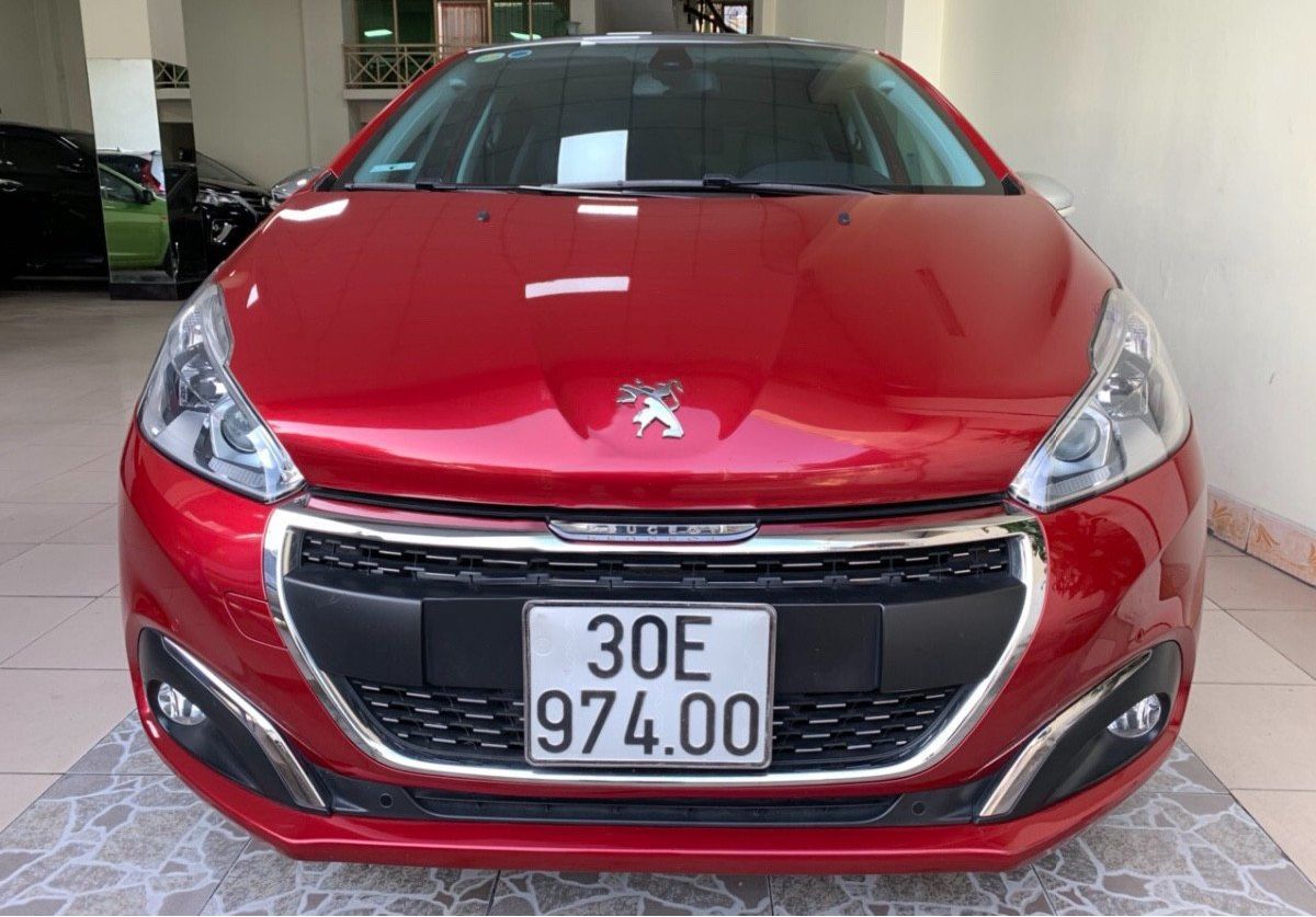 Peugeot 208   1.6 AT  2015 - Bán Peugeot 208 1.6 AT năm sản xuất 2015, màu đỏ, xe nhập