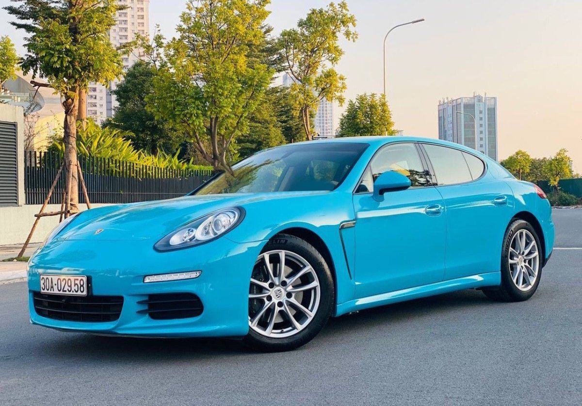 Porsche Panamera   V6 3.6L   2013 - Bán Porsche Panamera V6 3.6L năm 2013, màu xanh lam, xe nhập