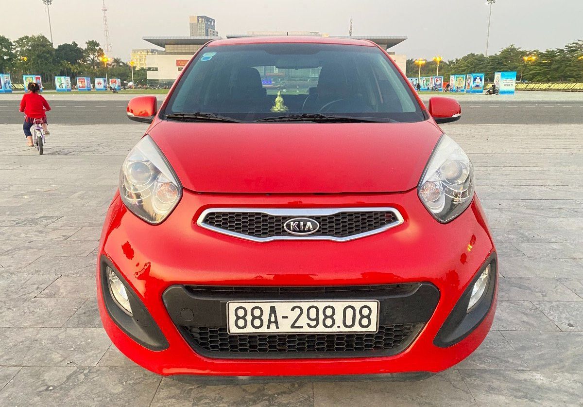 Kia Picanto   2012 - Bán Kia Morning sản xuất năm 2012, màu đỏ còn mới