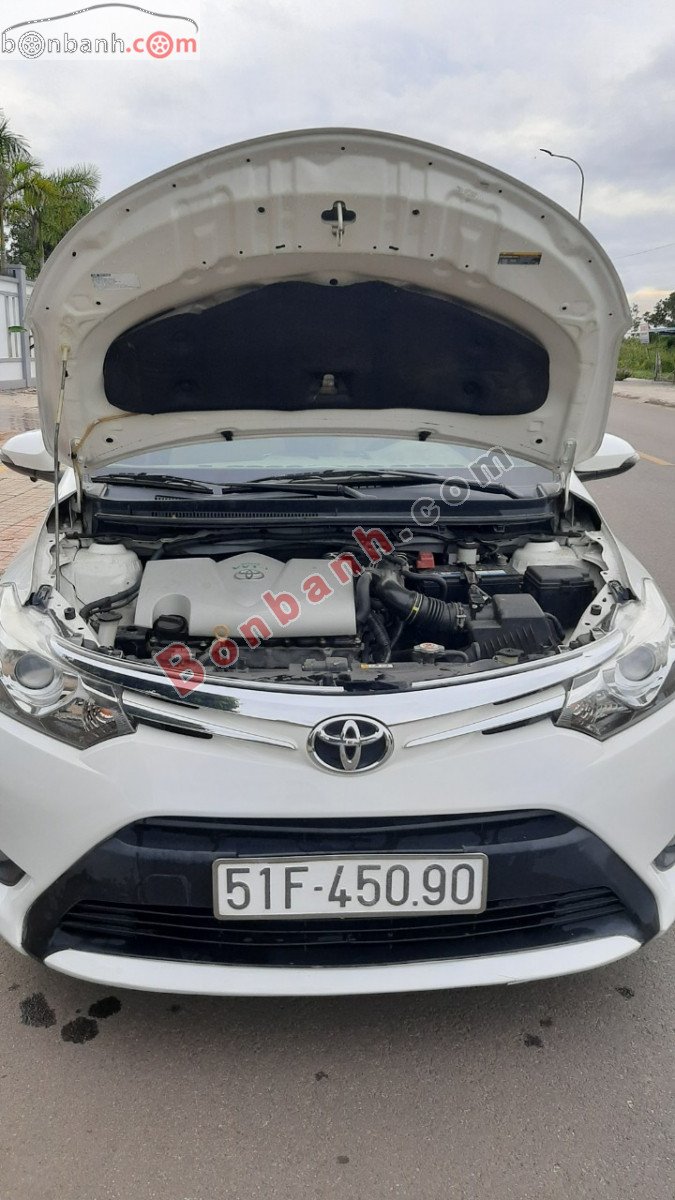 Toyota Vios   2016 - Cần bán xe Toyota Vios đời 2016, màu trắng còn mới, giá chỉ 388 triệu