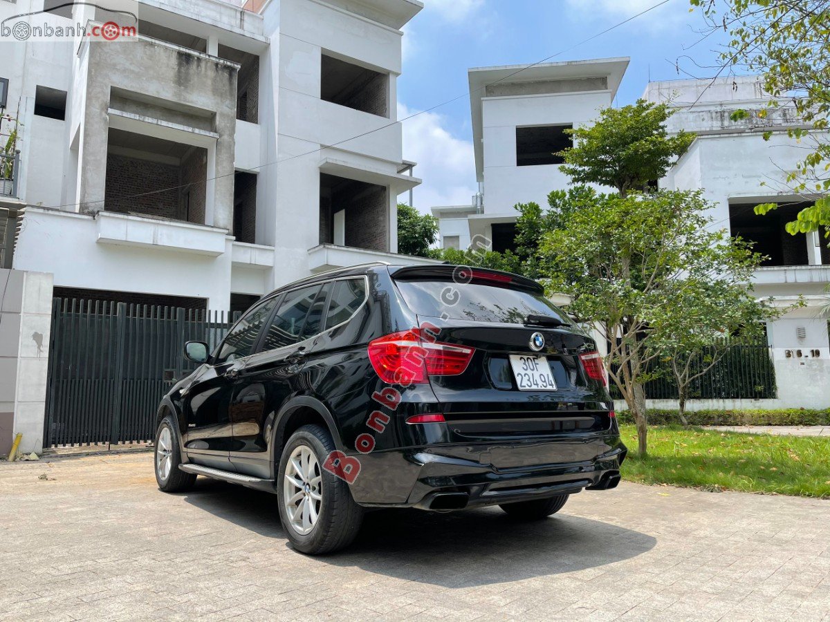 BMW X3     2013 - Cần bán BMW X3 sản xuất năm 2013, màu đen, nhập khẩu 