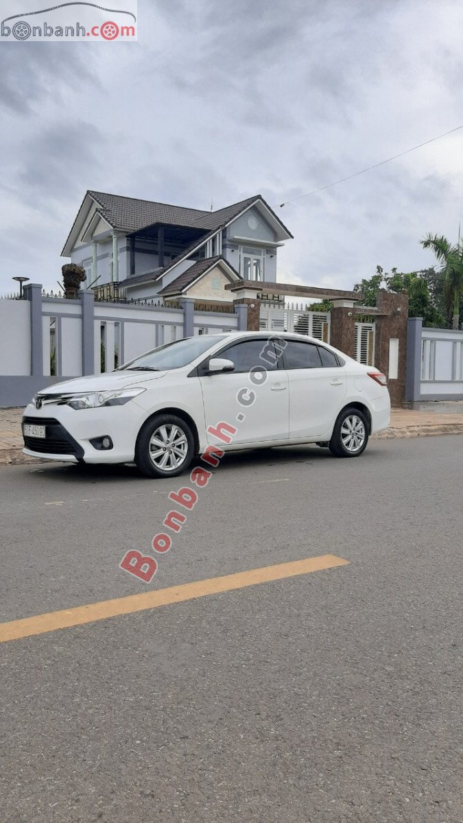 Toyota Vios   2016 - Cần bán xe Toyota Vios đời 2016, màu trắng còn mới, giá chỉ 388 triệu