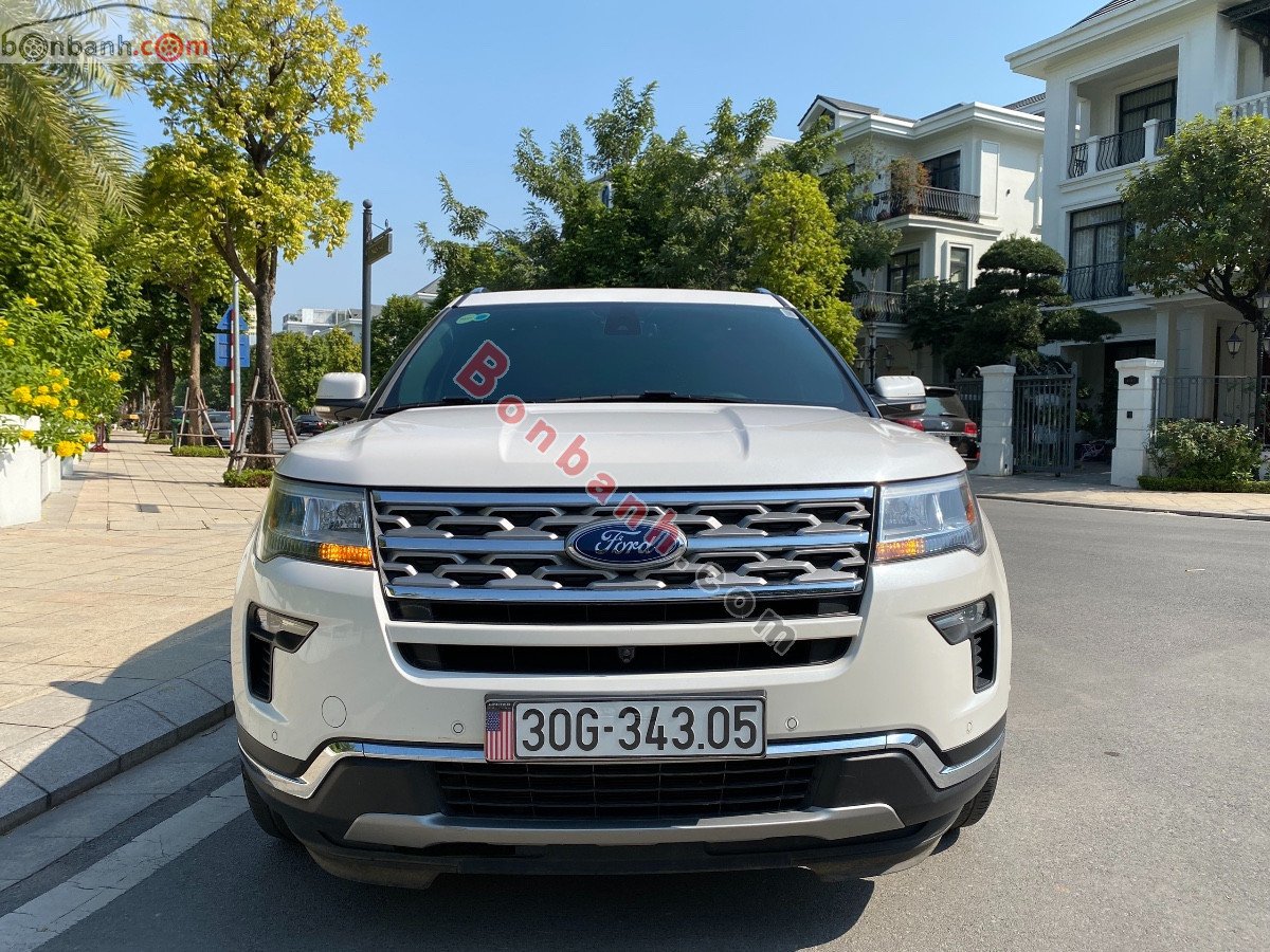 Ford Explorer   2019 - Bán Ford Explorer sản xuất 2019, màu trắng 