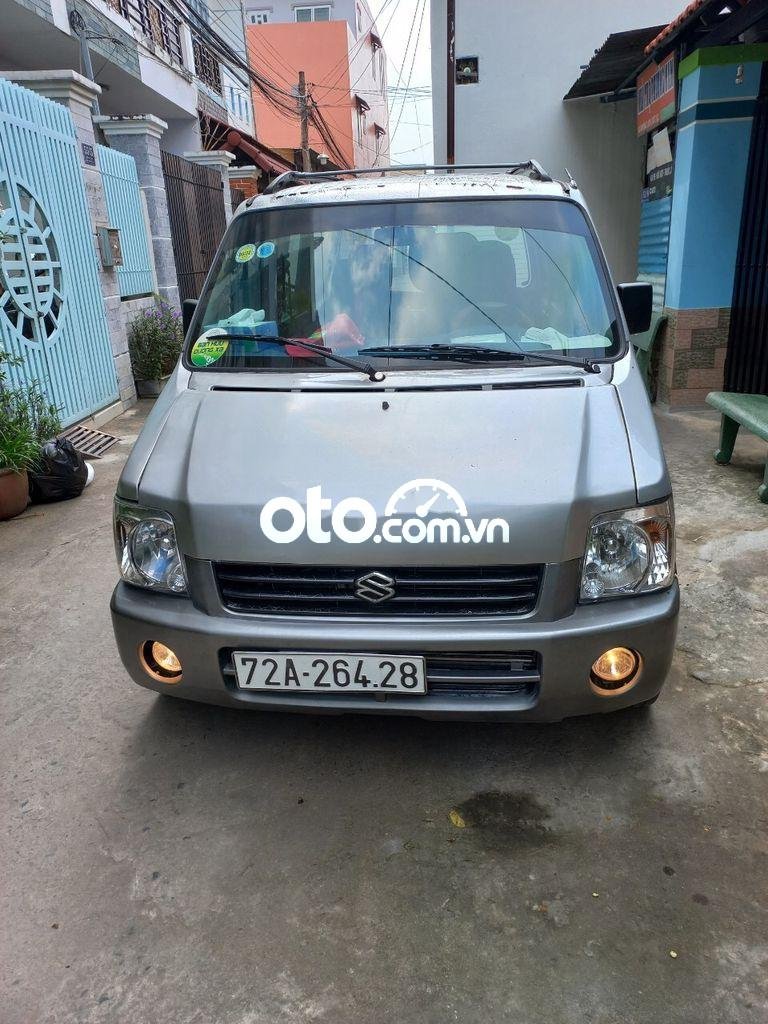 Suzuki Wagon R+ 2003 - Bán Suzuki Wagon R+ năm 2003, màu bạc, nhập khẩu nguyên chiếc còn mới