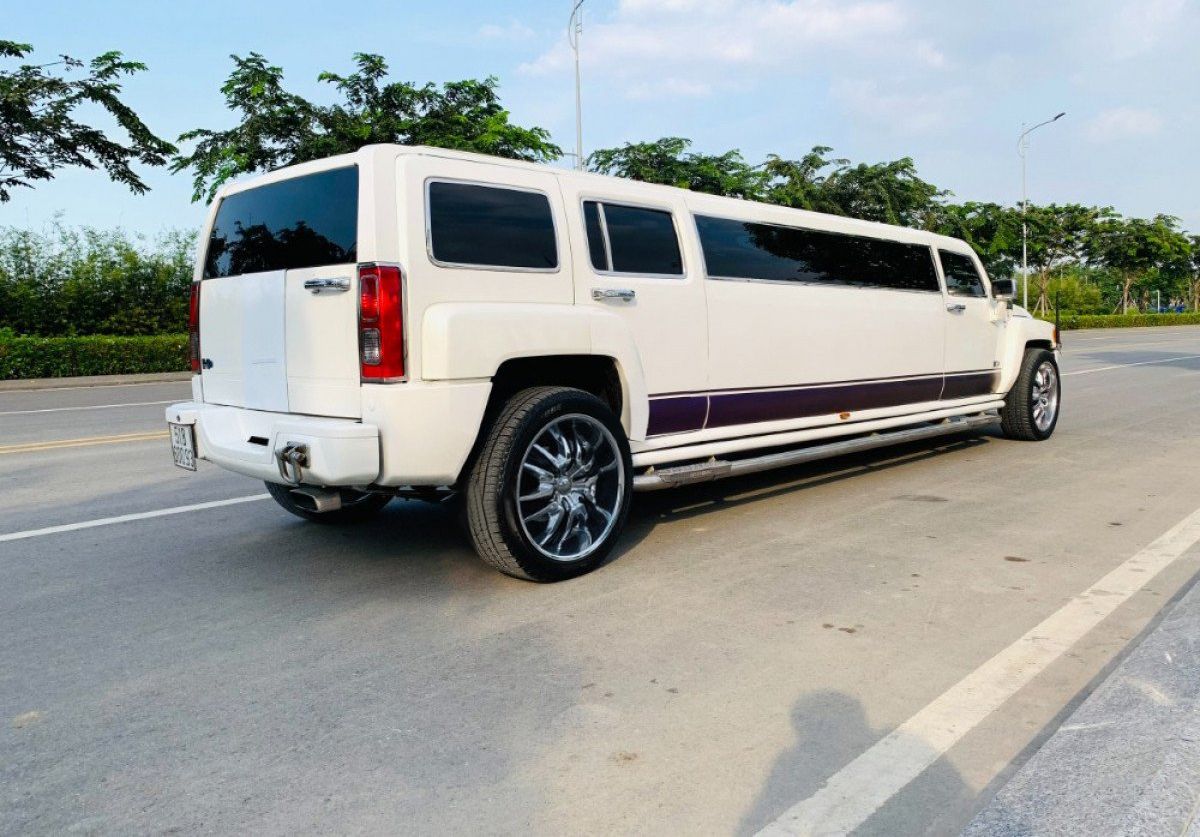 Hummer H3 Limousine 3.7 AT 2007 - Bán Hummer H3 Limousine 3.7 AT sản xuất năm 2007, màu trắng, nhập khẩu