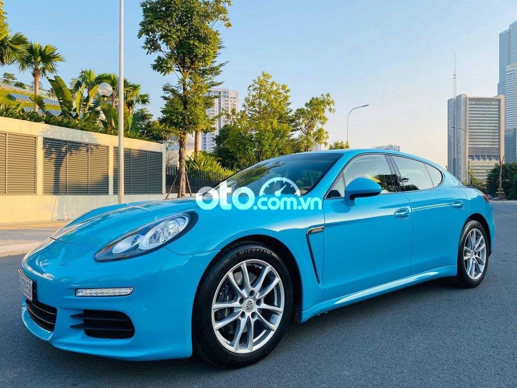 Porsche Panamera 2014 - Cần bán gấp Porsche Panamera L đời 2014, màu xanh lam, nhập khẩu