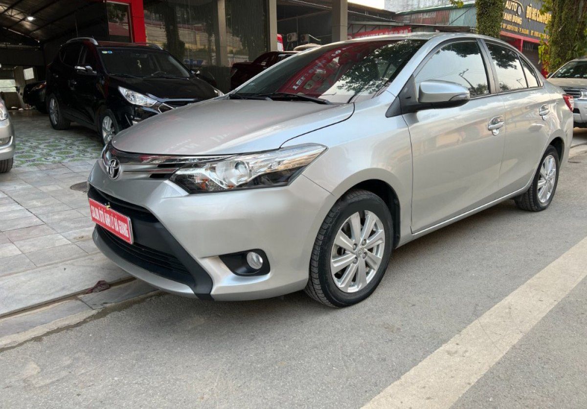 Toyota Vios   1.5G  2014 - Cần bán gấp Toyota Vios 1.5G sản xuất 2014, màu bạc