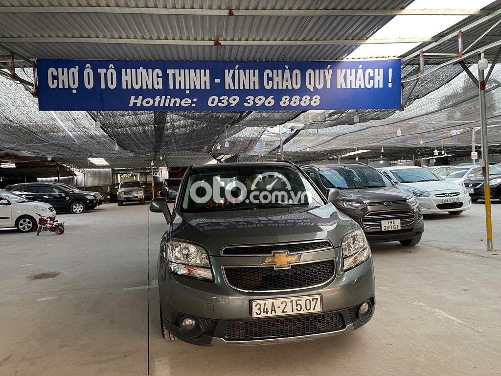 Chevrolet Orlando   LTZ  2013 - Bán Chevrolet Orlando LTZ sản xuất năm 2013, màu xám, giá 335tr