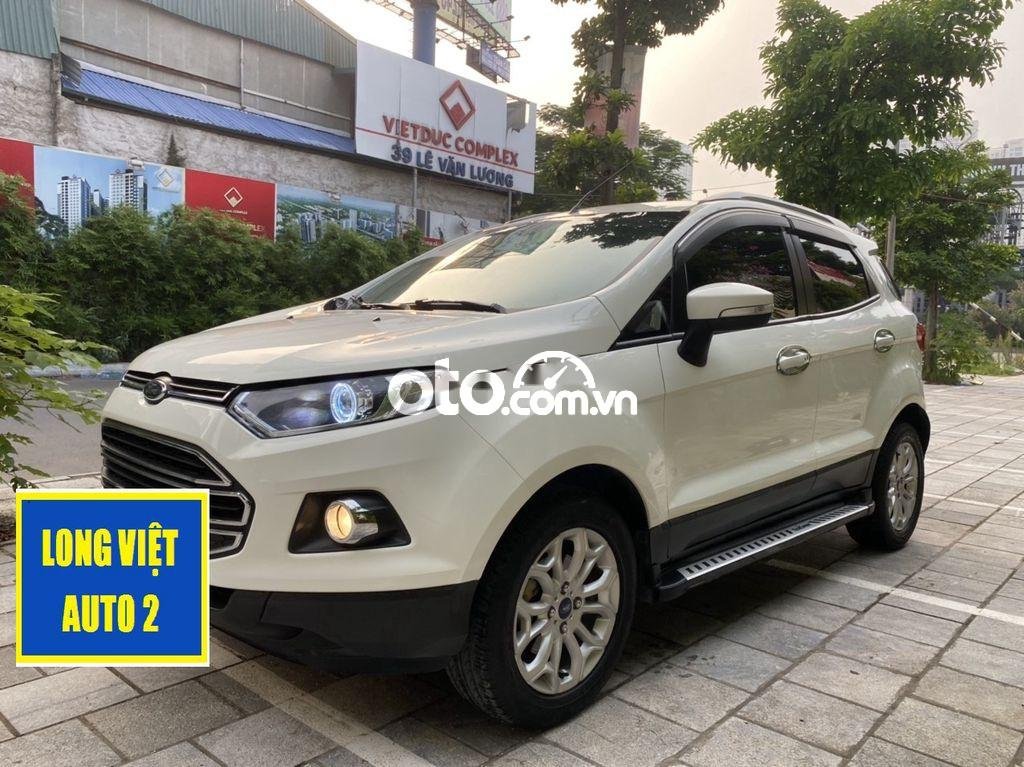 Ford EcoSport  Titanium  2015 - Cần bán gấp Ford EcoSport Titanium sản xuất 2015, màu trắng còn mới giá cạnh tranh