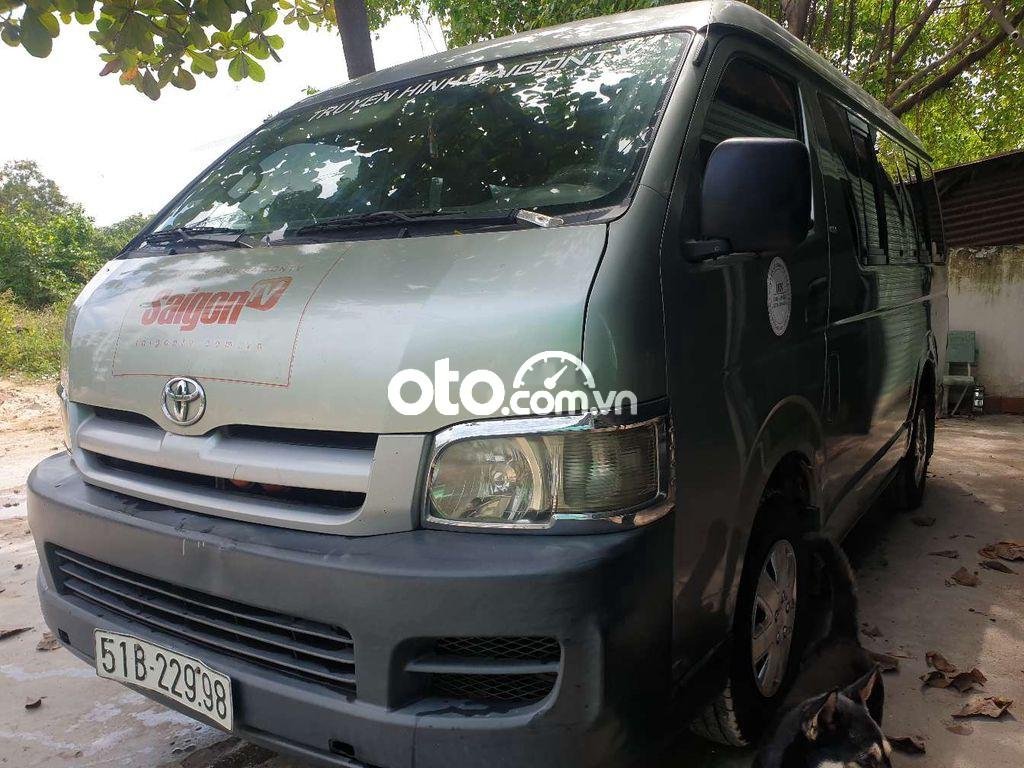 Toyota Hiace MT 2007 - Cần bán Toyota Hiace MT sản xuất năm 2007, màu xanh lam 