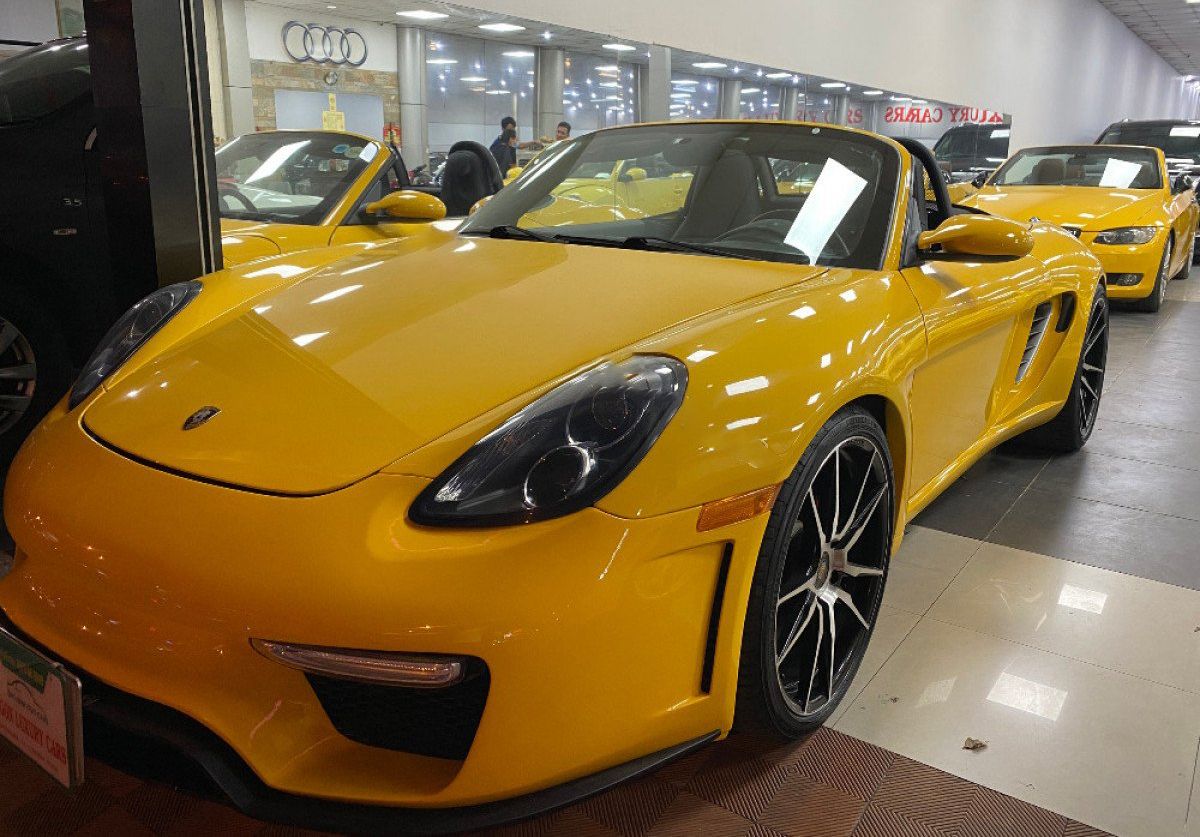 Porsche Boxster 2009 - Xe Porsche Boxster năm 2009, màu vàng, nhập khẩu