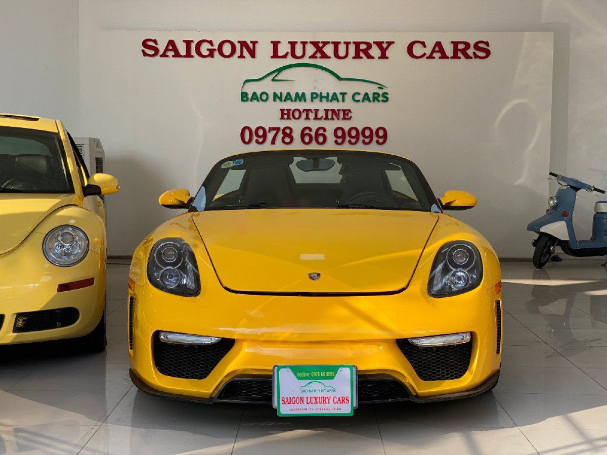 Porsche Boxster 2009 - Xe Porsche Boxster năm 2009, màu vàng, nhập khẩu