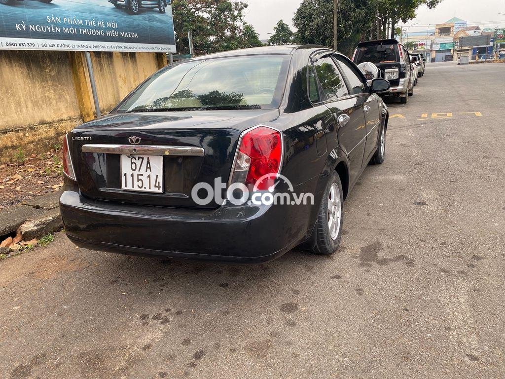 Daewoo Lacetti  MT 2007 - Cần bán lại xe Daewoo Lacetti MT sản xuất 2007, màu đen