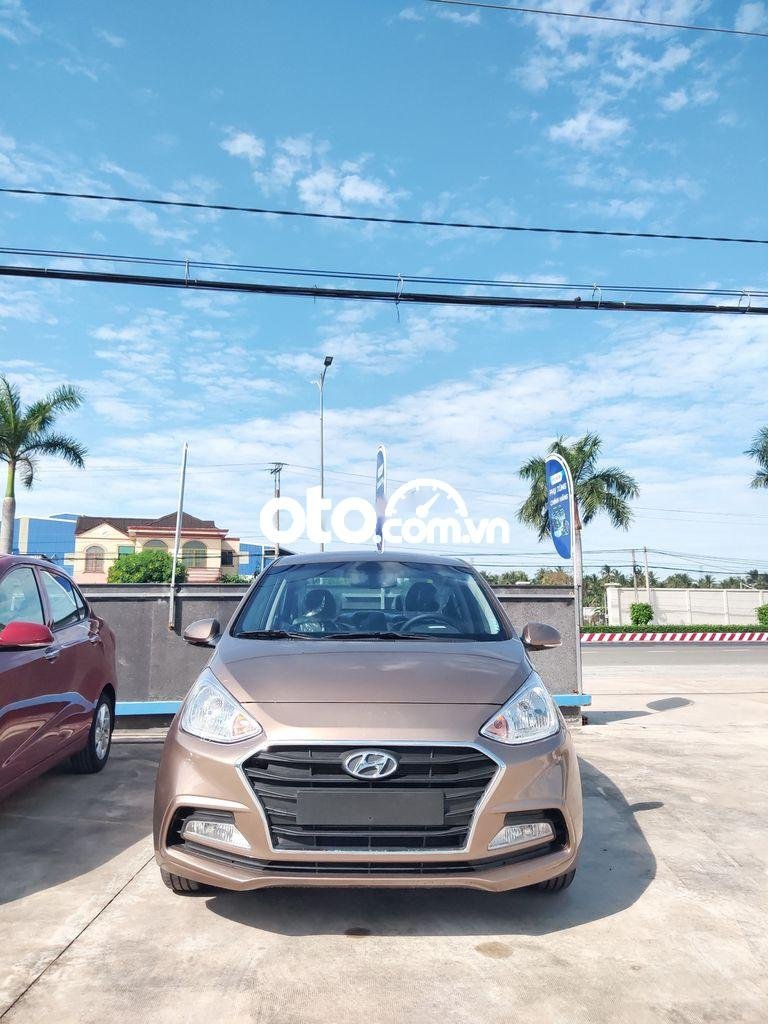 Hyundai Grand i10   AT 2021 - Bán Hyundai Grand i10 AT sản xuất 2021, màu xám