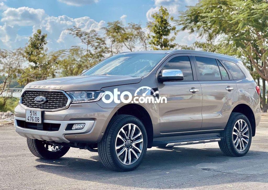 Ford Everest AT 2020 - Bán Ford Everest AT sản xuất năm 2020, màu xám, xe nhập còn mới