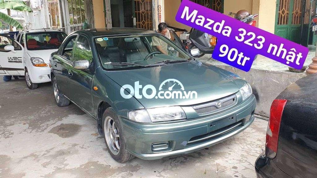 Mazda 323F 2000 - Bán Mazda 323F MT năm sản xuất 2000, xe nhập, màu xanh