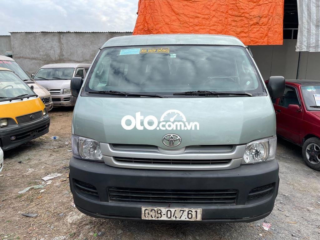 Toyota Hiace MT 2008 - Bán Toyota Hiace MT năm sản xuất 2008, màu xanh lam, giá chỉ 258 triệu