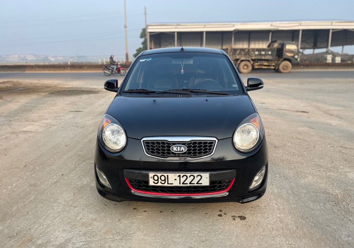 Kia Morning   SLX  2009 - Bán Kia Morning SLX đời 2009, màu đen, nhập khẩu