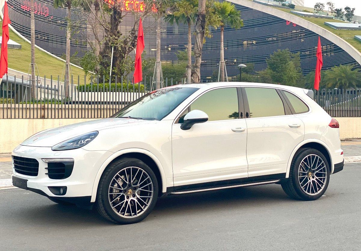 Porsche Cayenne   S  2014 - Bán Porsche Cayenne S sản xuất 2014, màu trắng, nhập khẩu nguyên chiếc