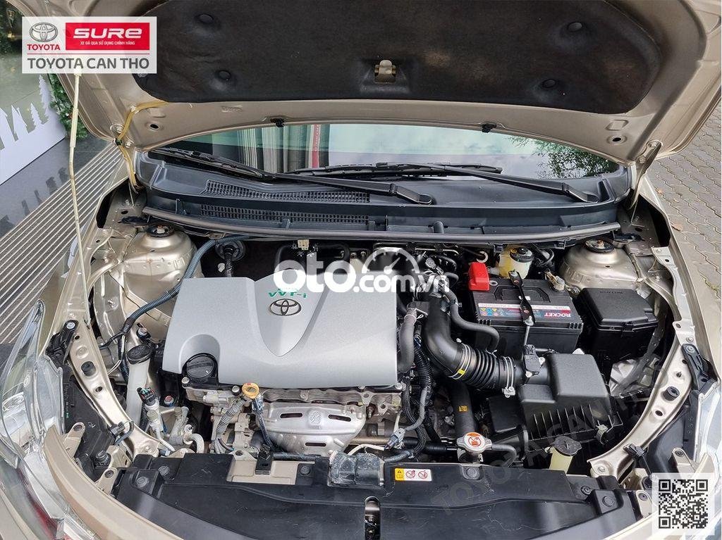 Toyota Vios  1.5E  2016 - Cần bán lại xe Toyota Vios 1.5E sản xuất 2016, màu vàng