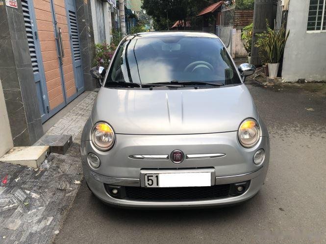 Fiat 500 AT 2014 - Cần bán gấp Fiat 500 AT sản xuất năm 2014, màu bạc