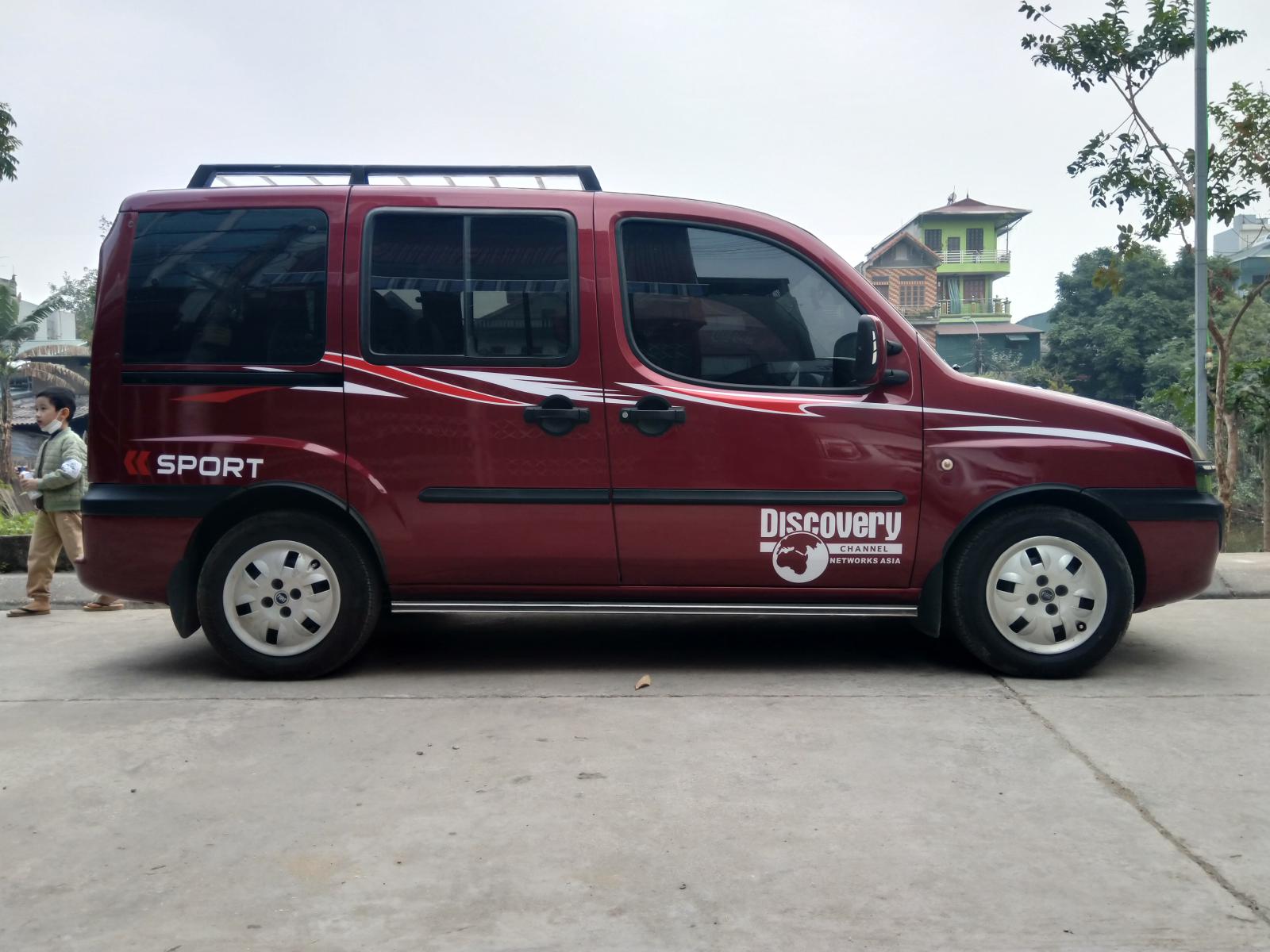 Fiat Doblo    2007 - Cần bán Fiat Doblo đời 2007, màu đỏ, ít sử dụng