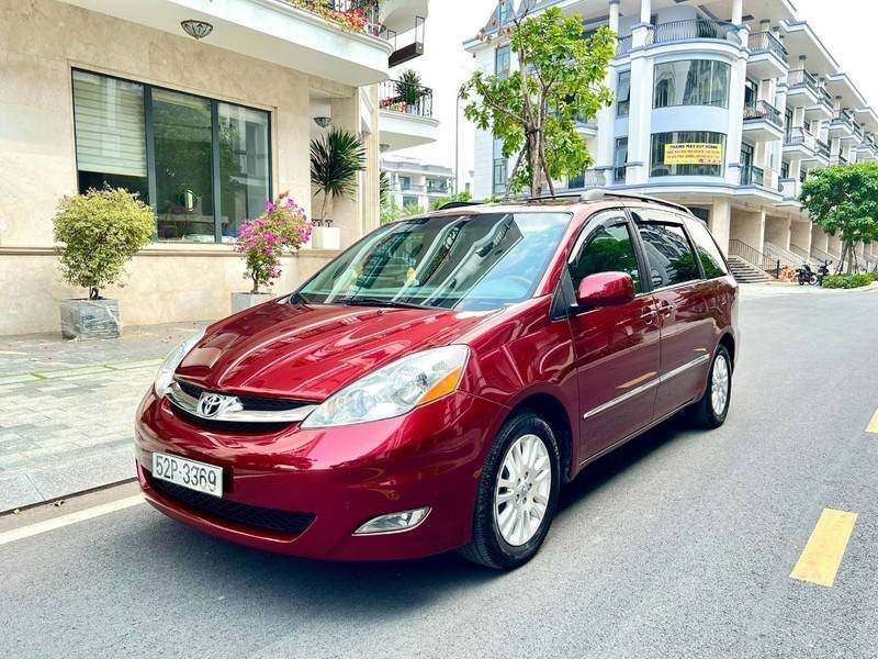 Toyota Sienna Limited 3.5 2008 - Bán Toyota Sienna Limited 3.5 sản xuất 2008, màu đỏ, nhập khẩu nguyên chiếc, giá tốt