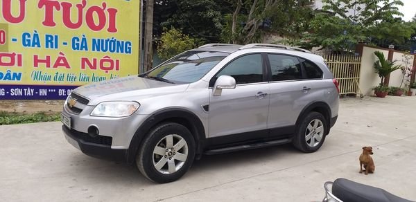 Chevrolet Captiva LT 2008 - Bán xe Chevrolet Captiva LT năm 2008, màu bạc số tự động