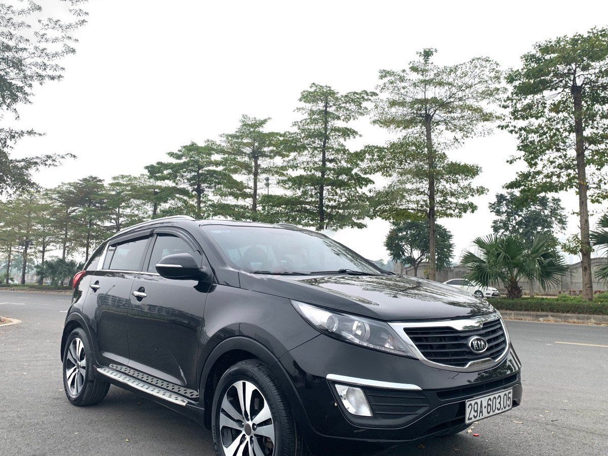 Kia Sportage 2.0 AT 2011 - Cần bán gấp Kia Sportage 2.0 AT năm 2011, màu đen, xe nhập, giá tốt