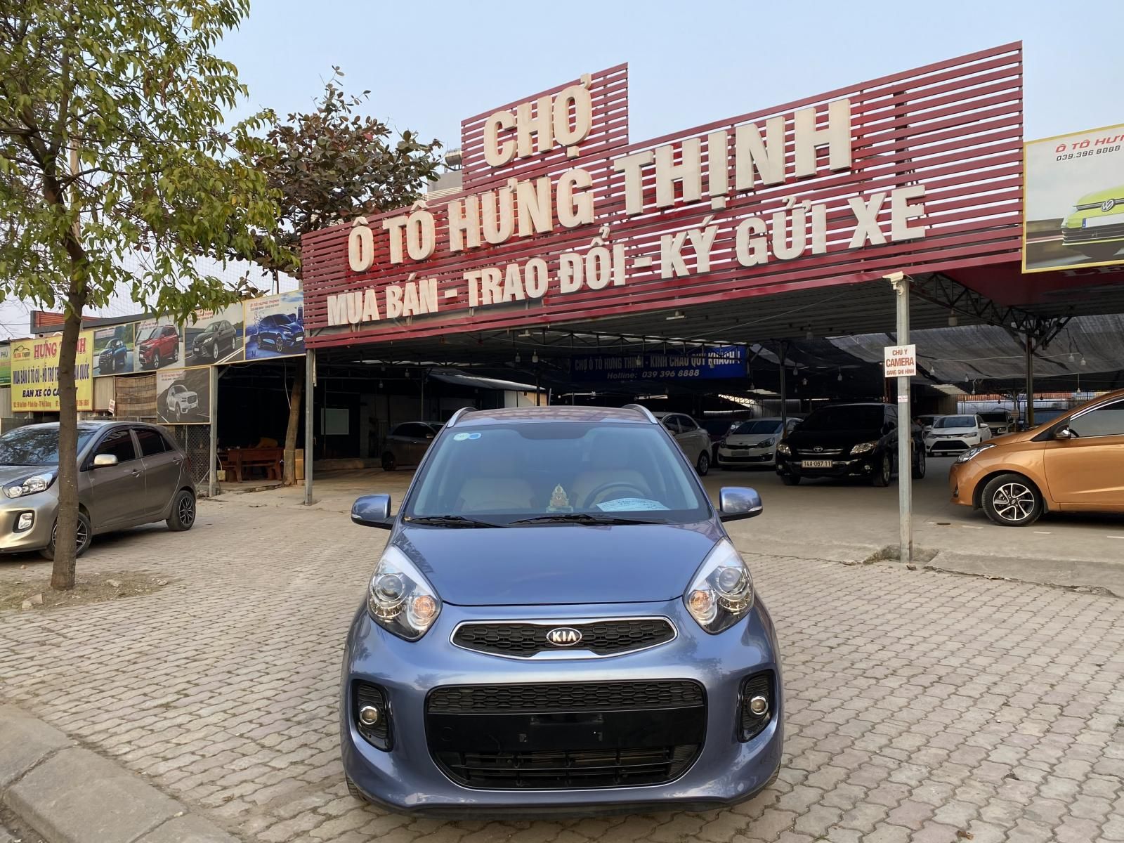 Kia Morning 2019 - Bán ô tô Kia Morning S sản xuất năm 2019, màu xanh lam, giá tốt bao rút hồ sơ, thủ tục sang tên nhanh gọn