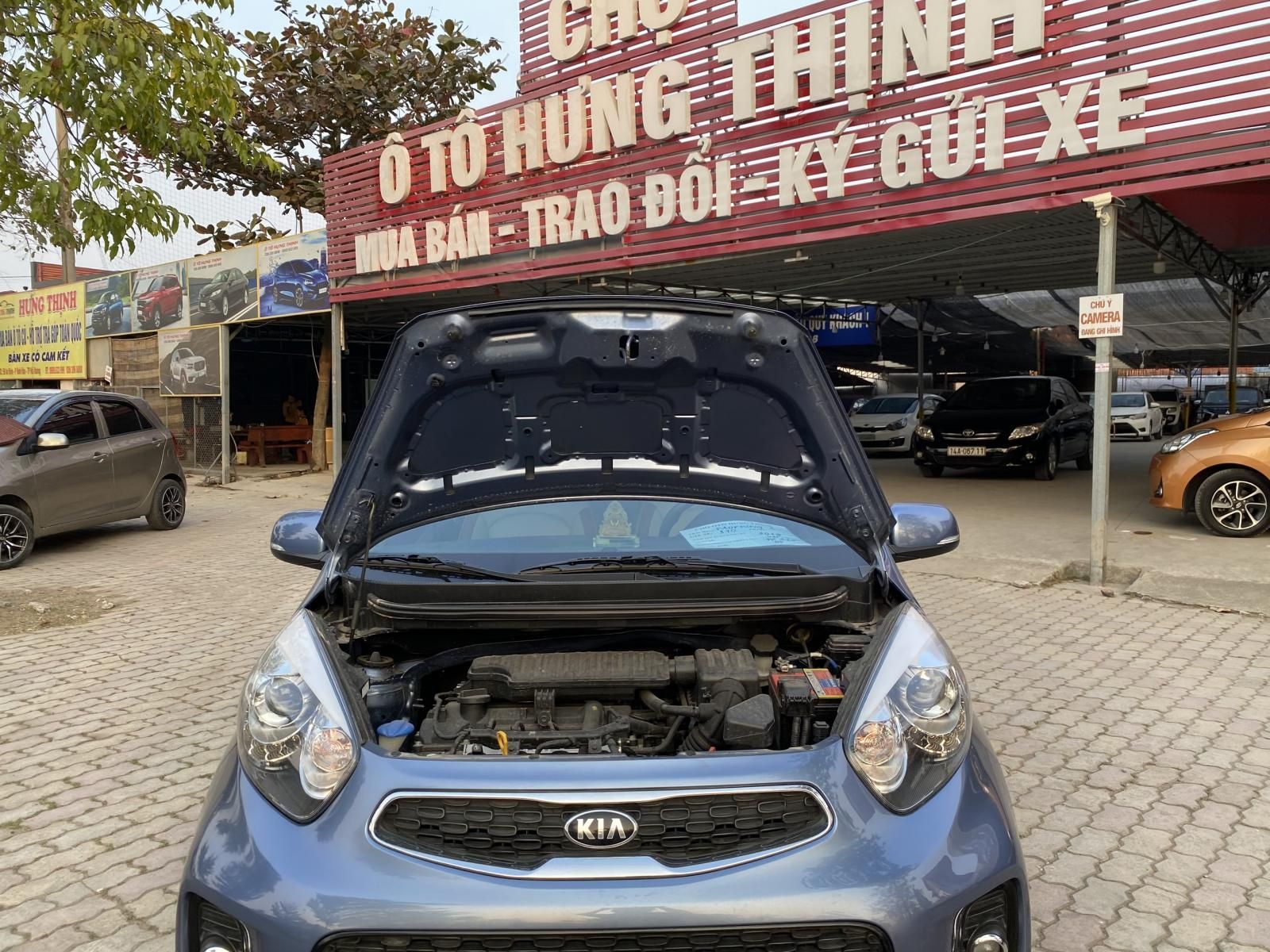 Kia Morning 2019 - Bán ô tô Kia Morning S sản xuất năm 2019, màu xanh lam, giá tốt bao rút hồ sơ, thủ tục sang tên nhanh gọn