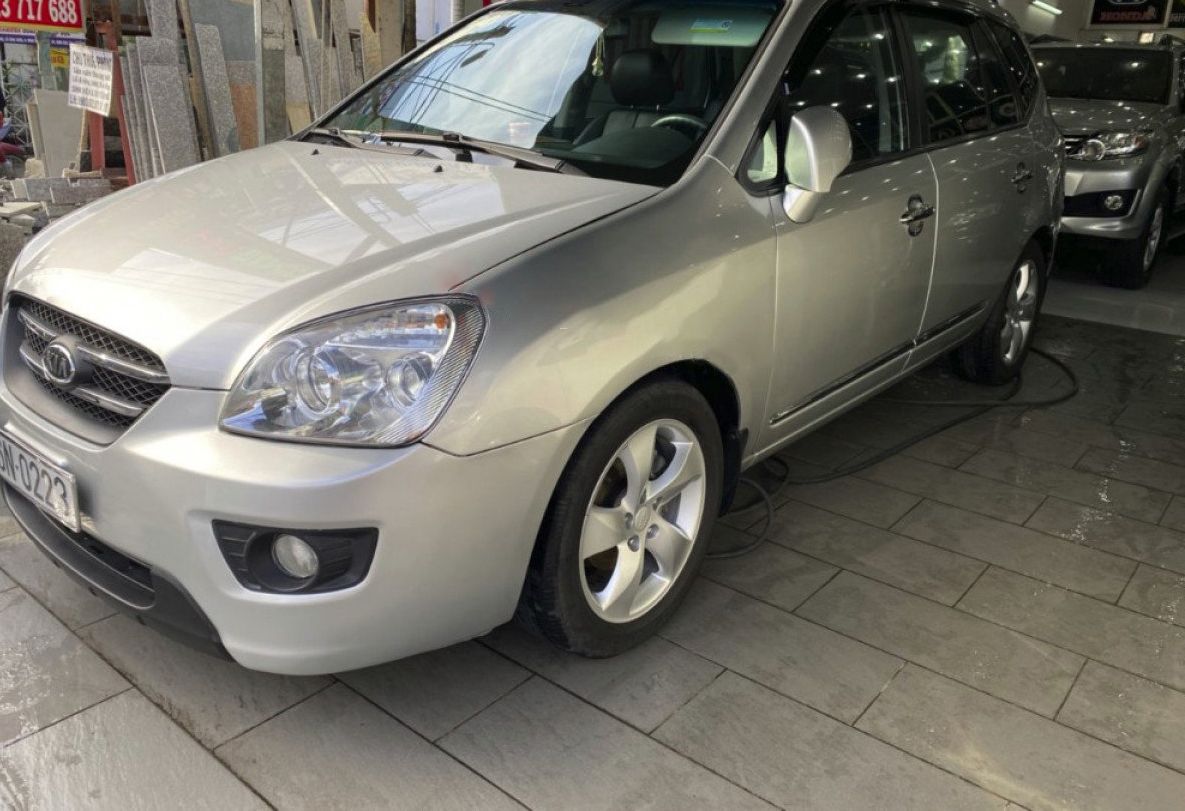 Kia Carens   SX 2.0 AT  2009 - Bán Kia Carens SX 2.0 AT năm 2009, màu bạc, 265tr