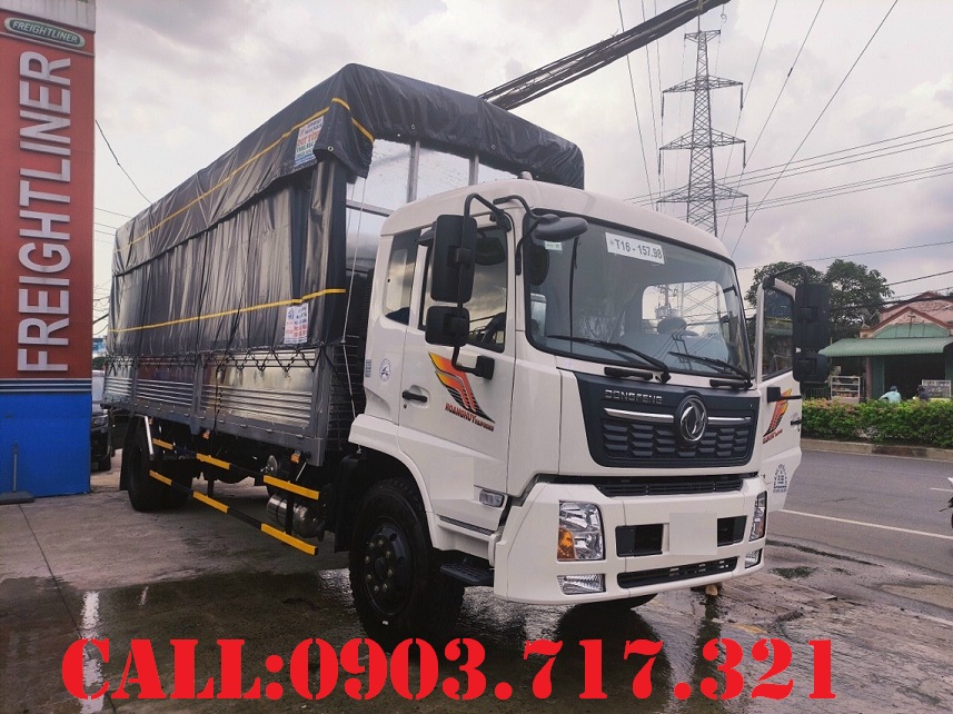 Xe tải 5 tấn - dưới 10 tấn 2021 - Xe tải DongFeng B180 thùng 7m7. Bán xe tải DongFeng b180 thùng 7m7