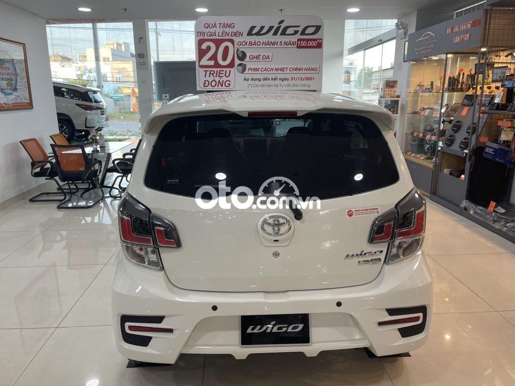 Toyota Wigo 2021 - Cần bán Toyota Wigo 1.2G AT năm sản xuất 2021, màu trắng, xe nhập, giá 355tr