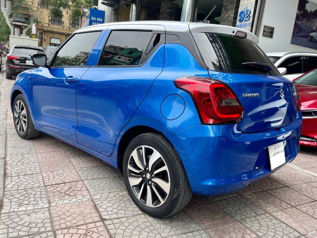 Suzuki Swift   GLX 1.2 AT 2018 - Bán xe Suzuki Swift GLX 1.2 AT năm sản xuất 2018, màu xanh lam, nhập khẩu, 489 triệu