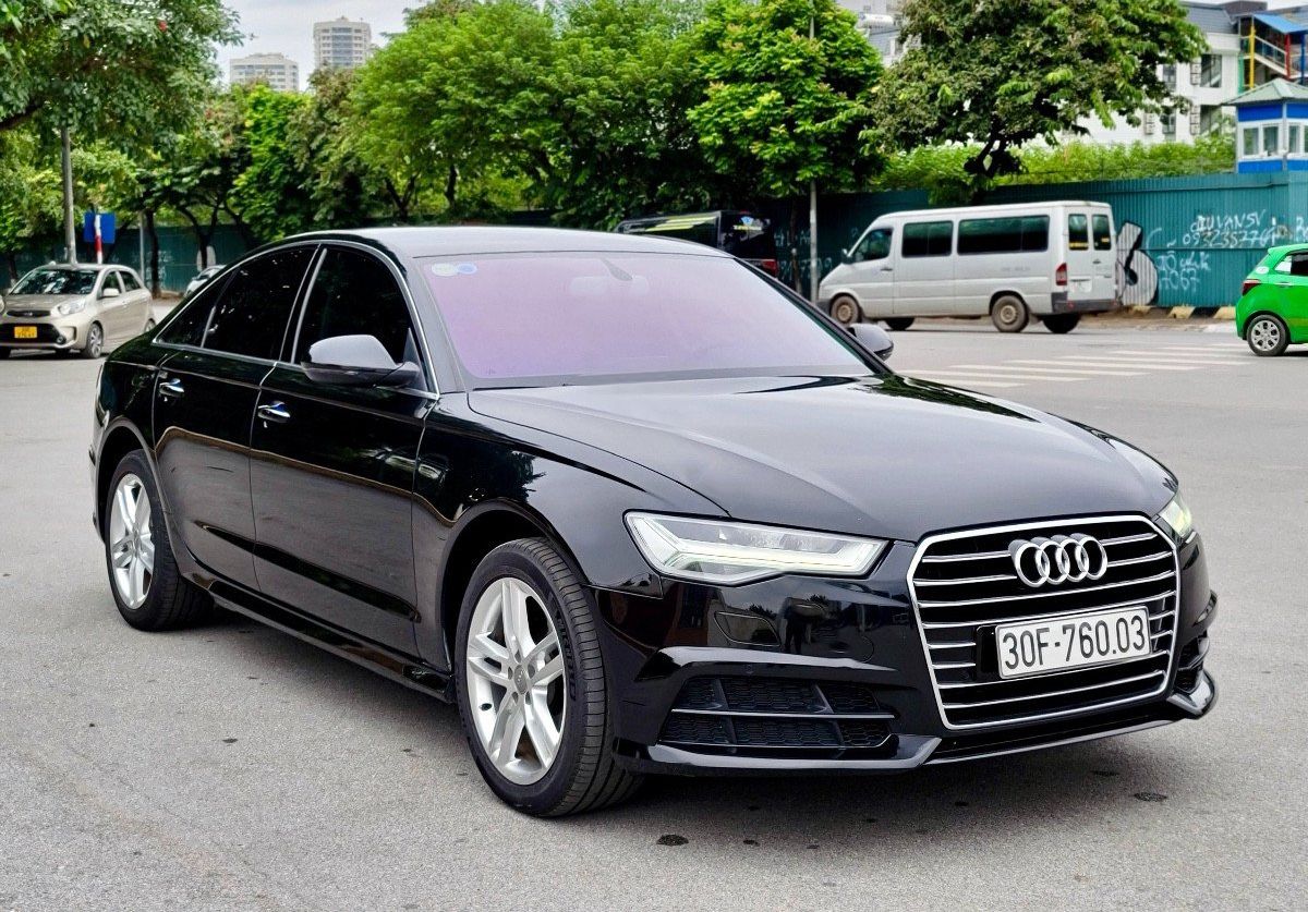 Audi A6   2.0 AT 2017 - Cần bán lại xe Audi A6 2.0 AT năm sản xuất 2017, màu đen, nhập khẩu