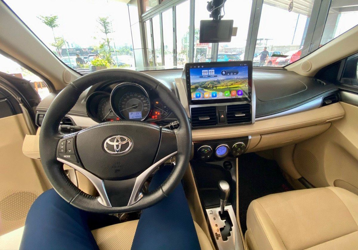 Toyota Vios   1.5 G   AT 2017 - Cần bán Toyota Vios 1.5 G AT năm sản xuất 2017, màu vàng cát 