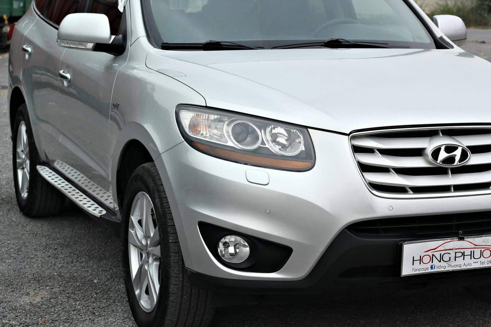 Hyundai Santa Fe 2010 - Bán Hyundai Santa Fe SLX sản xuất 2010, màu bạc, giá tốt, giấy tờ hợp pháp, thủ tục sang tên nhanh gọn