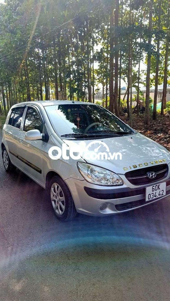 Hyundai Getz MT 2009 - Bán xe Hyundai Getz MT sản xuất năm 2009, màu bạc số sàn, giá 145tr