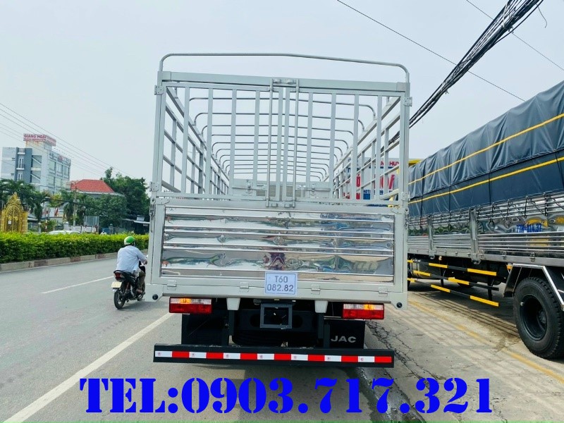 Xe tải 5 tấn - dưới 10 tấn 2021 - Xe tải Jac N900 mui bạt. Bán xe tải Jac N900 thùng mui bạt