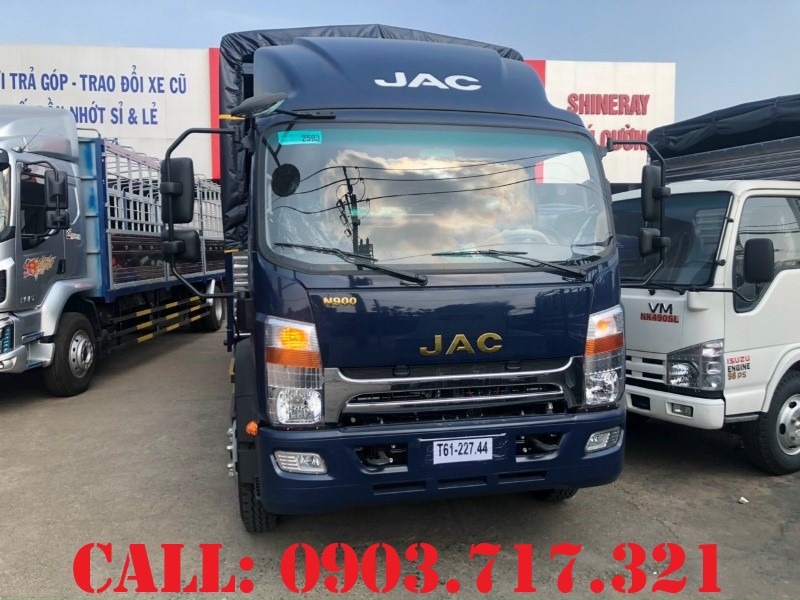 Xe tải 5 tấn - dưới 10 tấn 2021 - Xe tải Jac N900 mui bạt | Xe tải Jac N900 thùng 7m động cơ Cummins