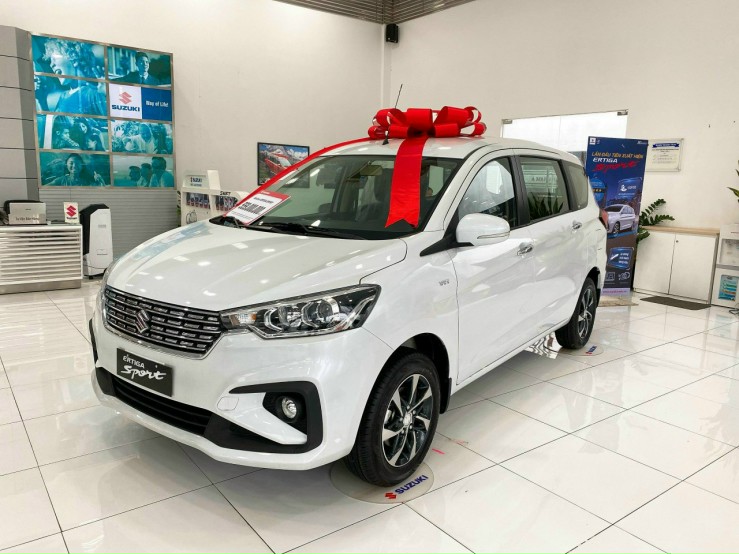 Suzuki Ertiga At 2021 - Bán ô tô Suzuki Ertiga At đời 2021, màu trắng, nhập khẩu