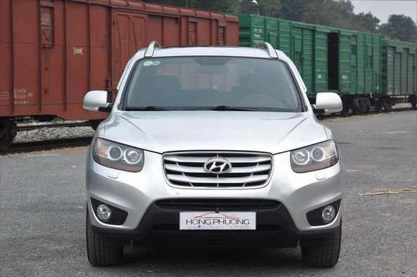 Hyundai Santa Fe SLX  2010 - Bán Hyundai Santa Fe SLX sản xuất năm 2010, màu trắng, nhập khẩu